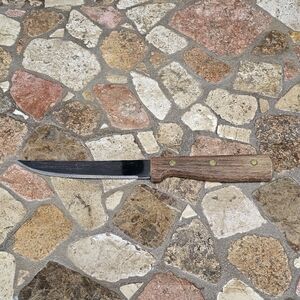 Vintage Old Homestead Lifetime Cutlery Stainless Steel Kitchen Table Knife